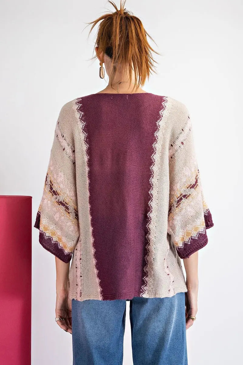 Multi Color Thread Sweater Sunny EvE Fashion