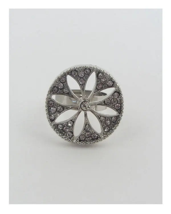 Adjustable cut out flower ring Sunny EvE Fashion