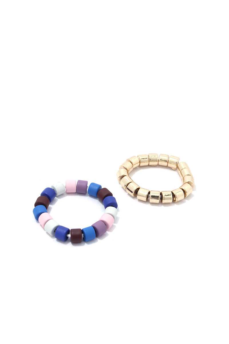 Multi Color Stretch Ring Set Sunny EvE Fashion
