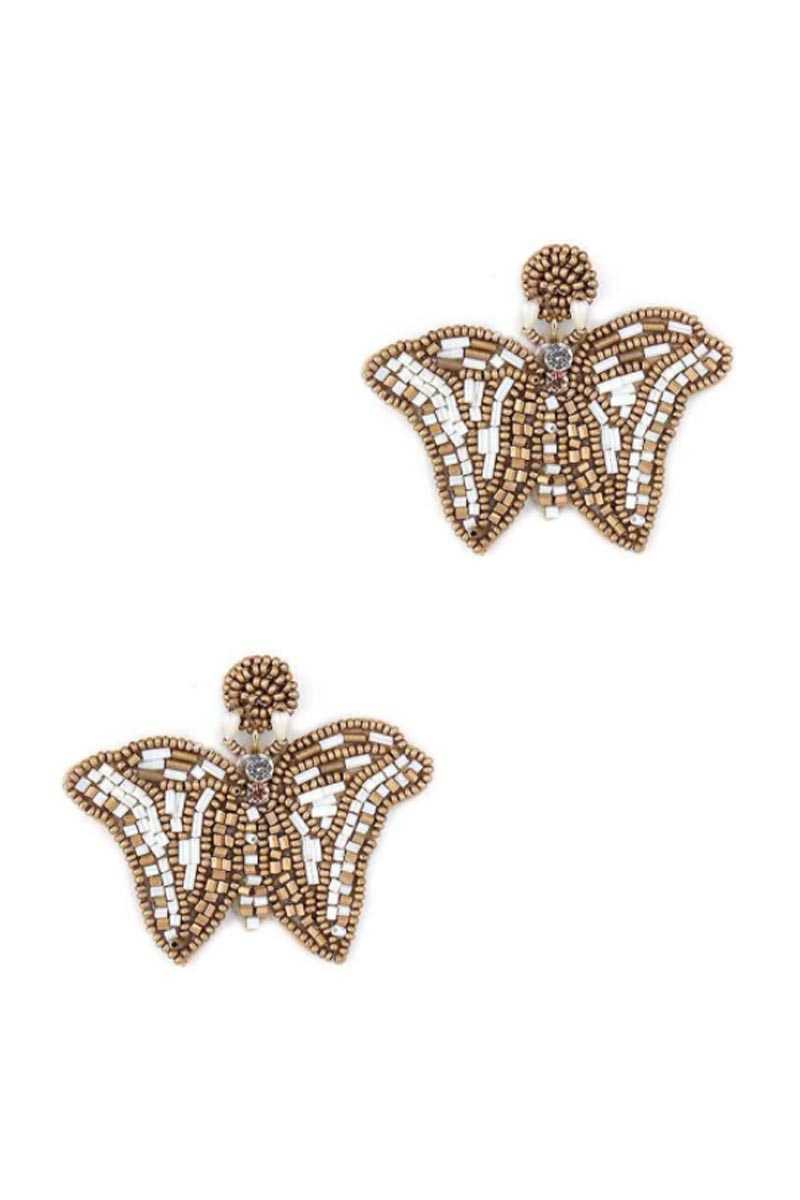 Butterfly Beaded Fashion Earrings Sunny EvE Fashion