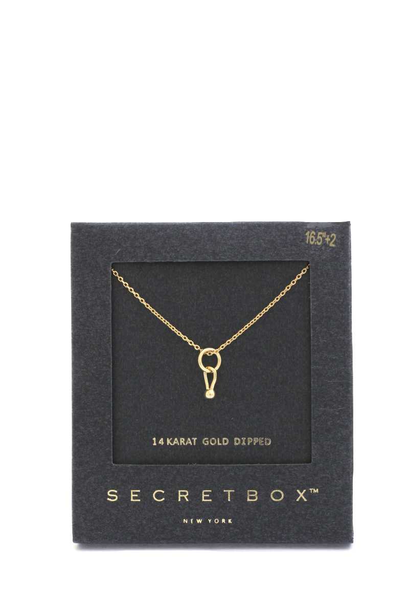 Secret Box Dainty Ring Charm Necklace Sunny EvE Fashion