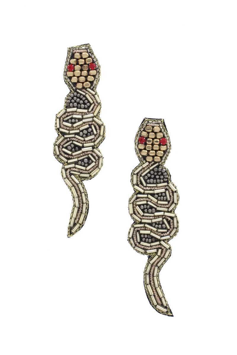 Snake Seed Bead Earring Sunny EvE Fashion