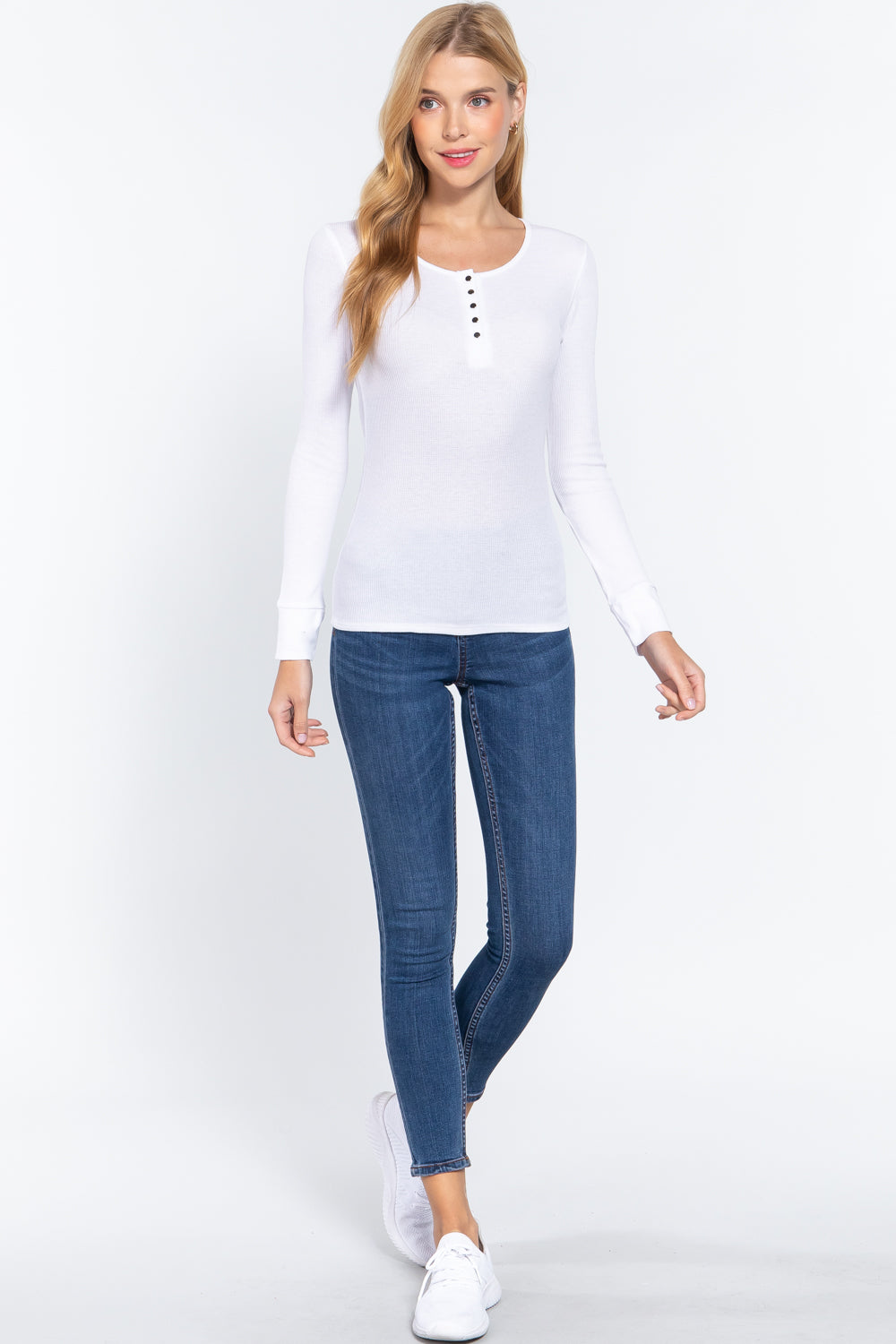 Long Slv Scoop Neck Thermal Top Sunny EvE Fashion