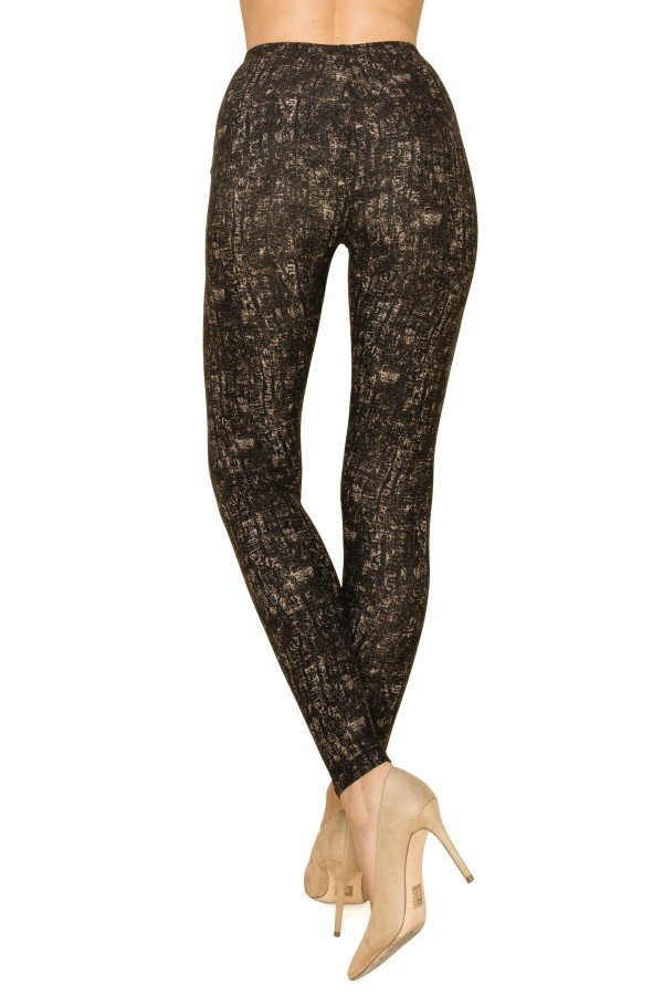 Multi Print, Full Length, High Waisted Leggings In A Fitted Style With An Elastic Waistband Sunny EvE Fashion