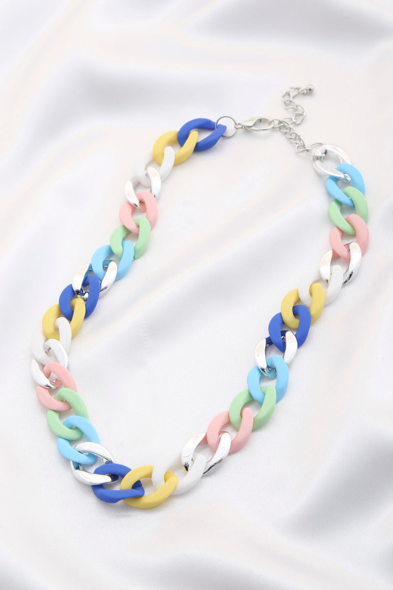 Soft Texture Curb Link Ccb Necklace Sunny EvE Fashion