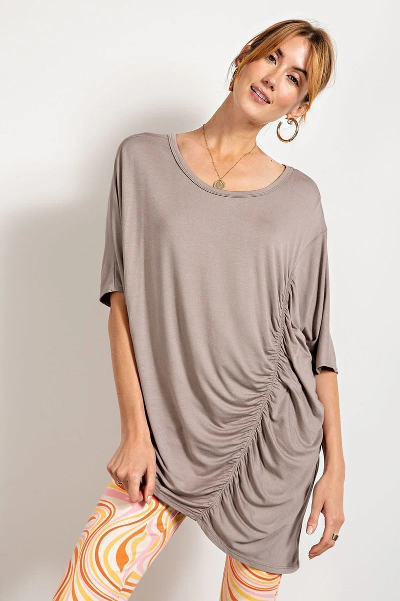 Loose Fit And Ruched Detailing Top Sunny EvE Fashion