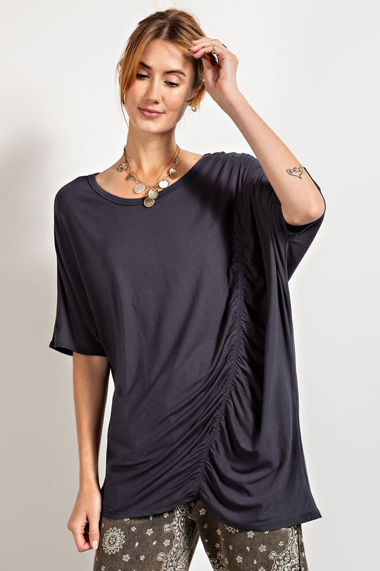 Loose Fit And Ruched Detailing Top Sunny EvE Fashion