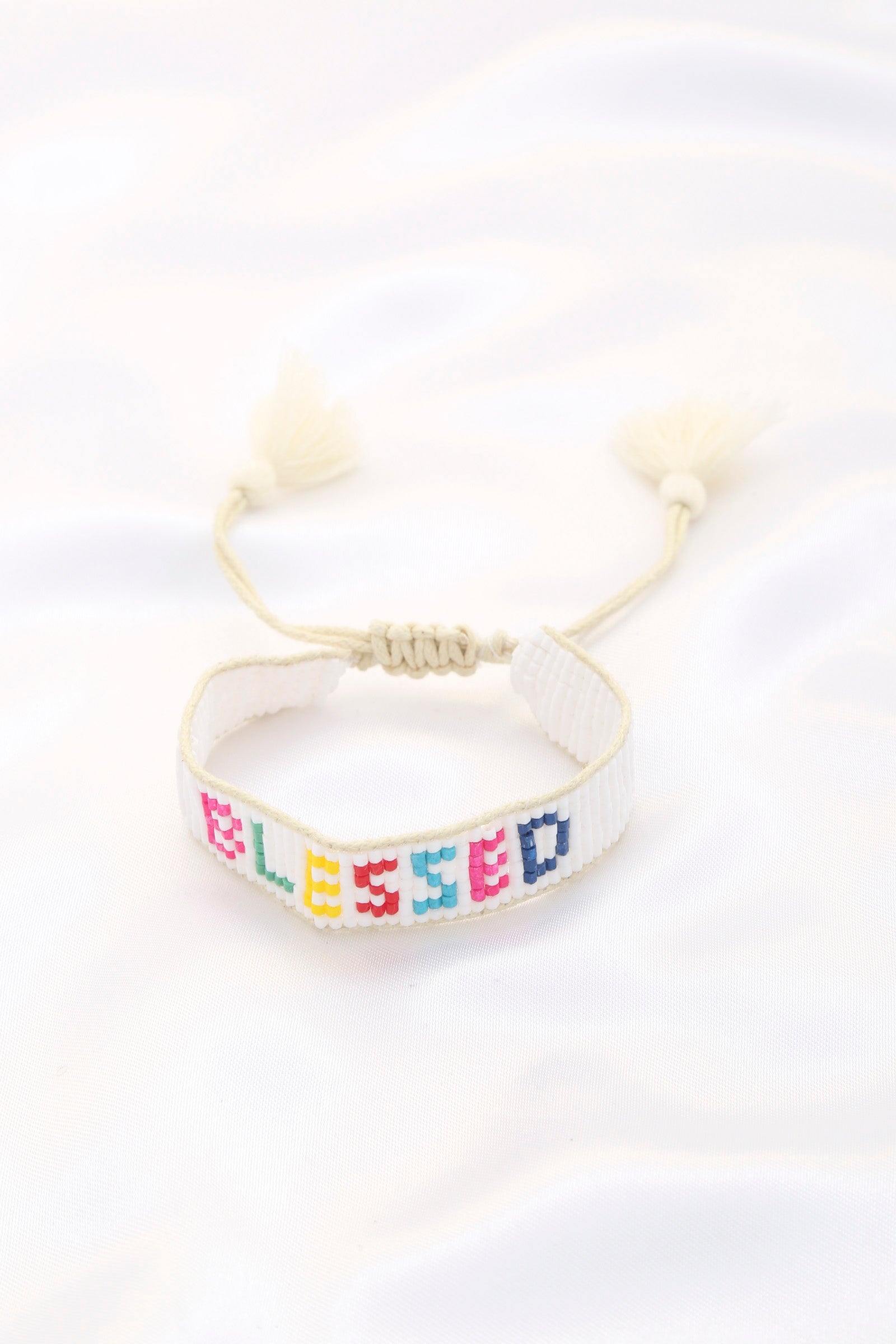 Blessed Bead Pull Tie Bracelet Sunny EvE Fashion