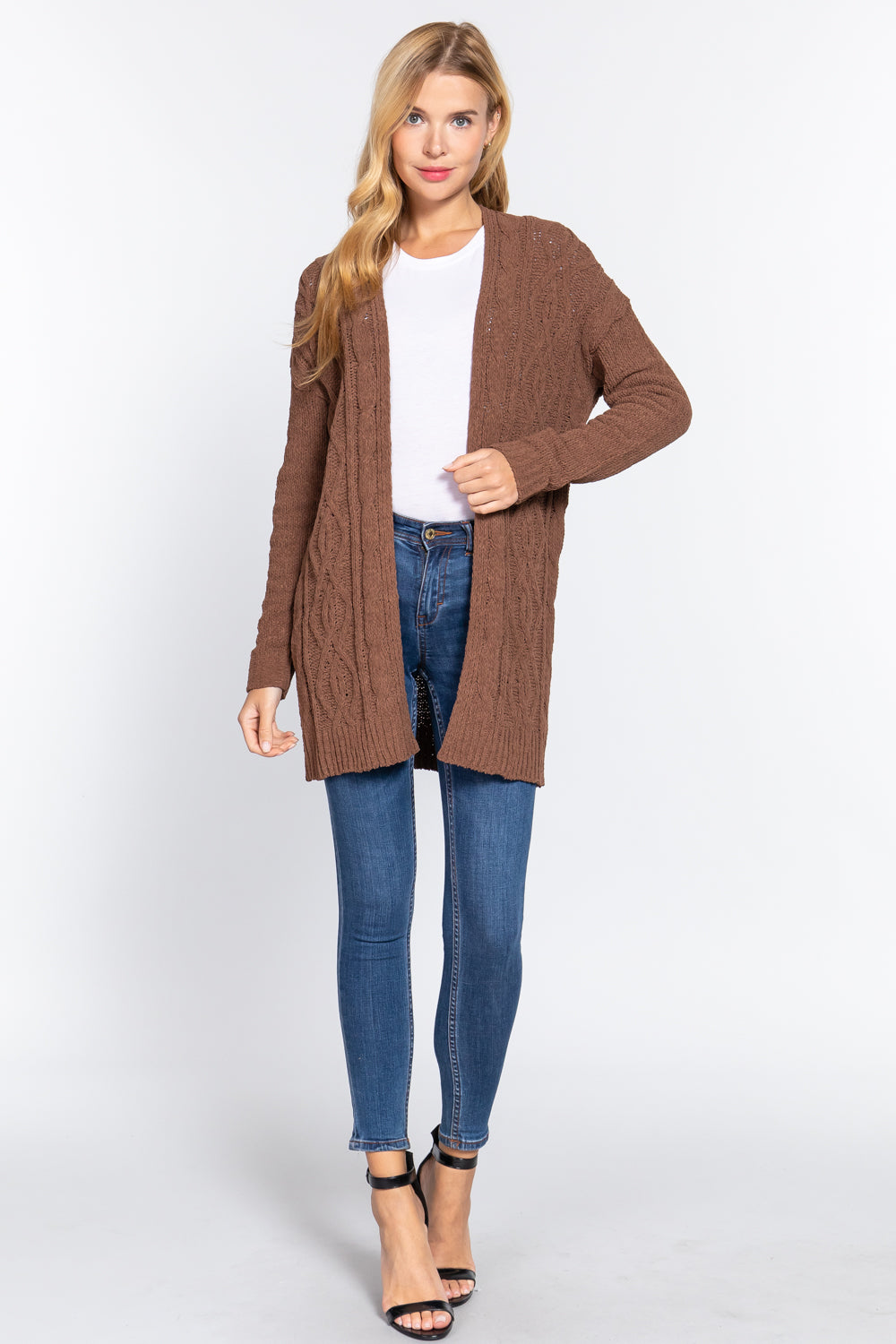Chenille Sweater Cardigan Sunny EvE Fashion