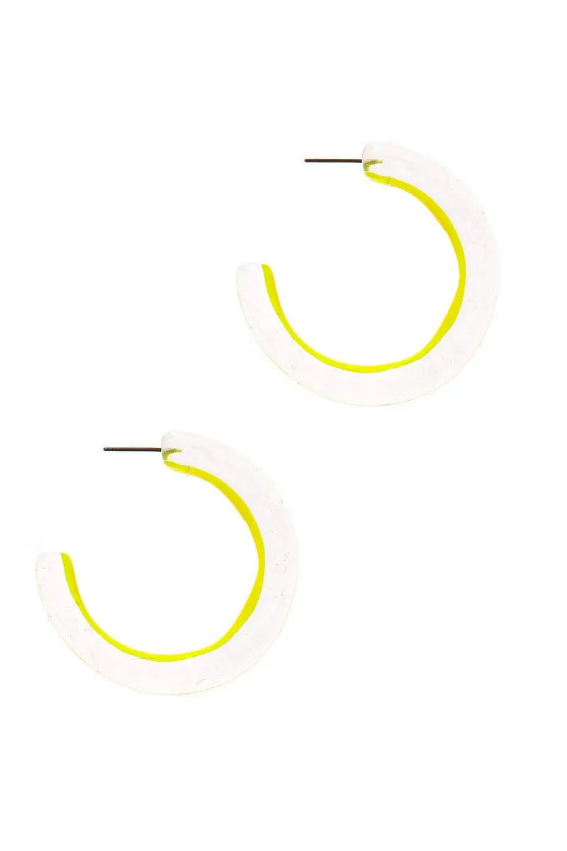 Chic Transparent Hoop Earring Sunny EvE Fashion