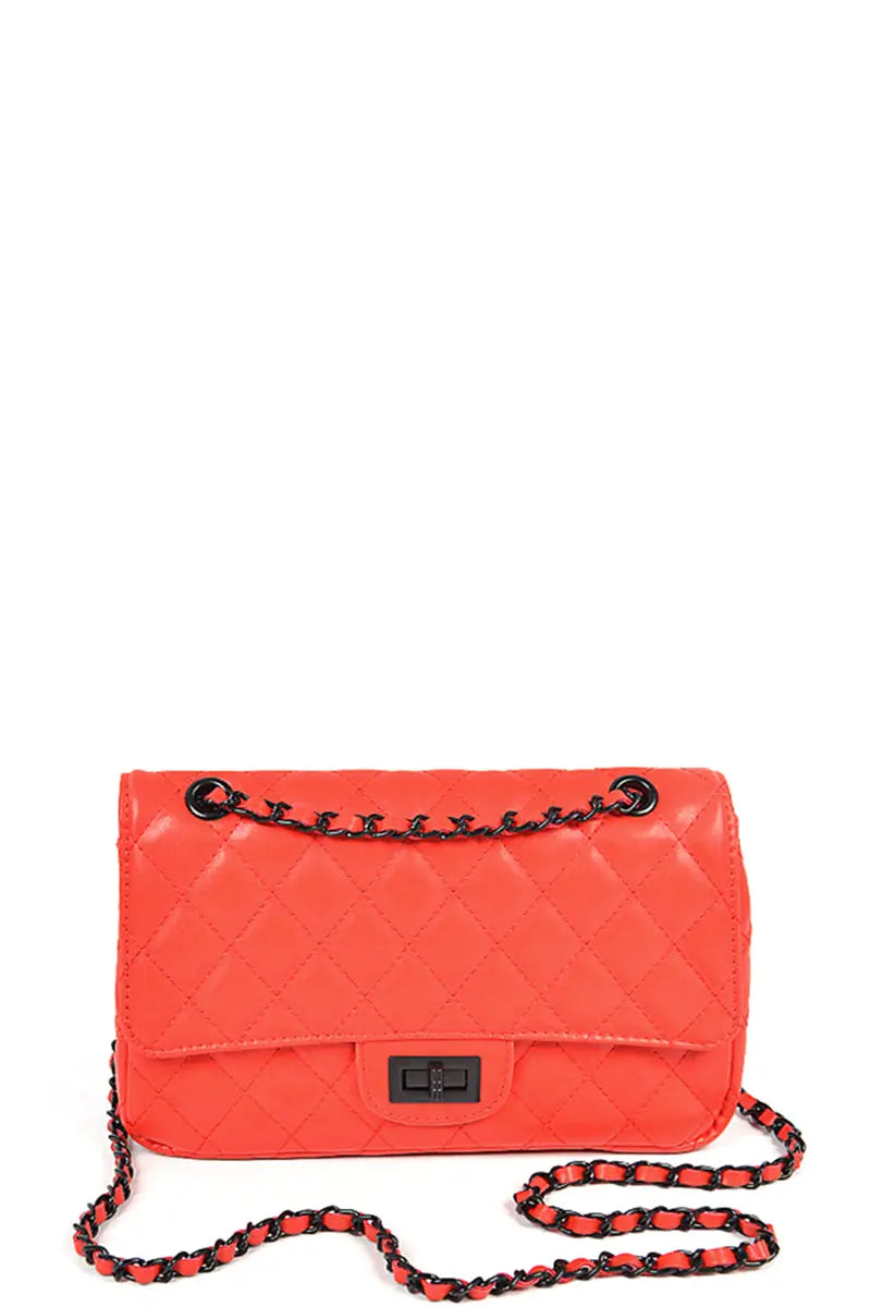 Classic Quilted Clutch Sunny EvE Fashion