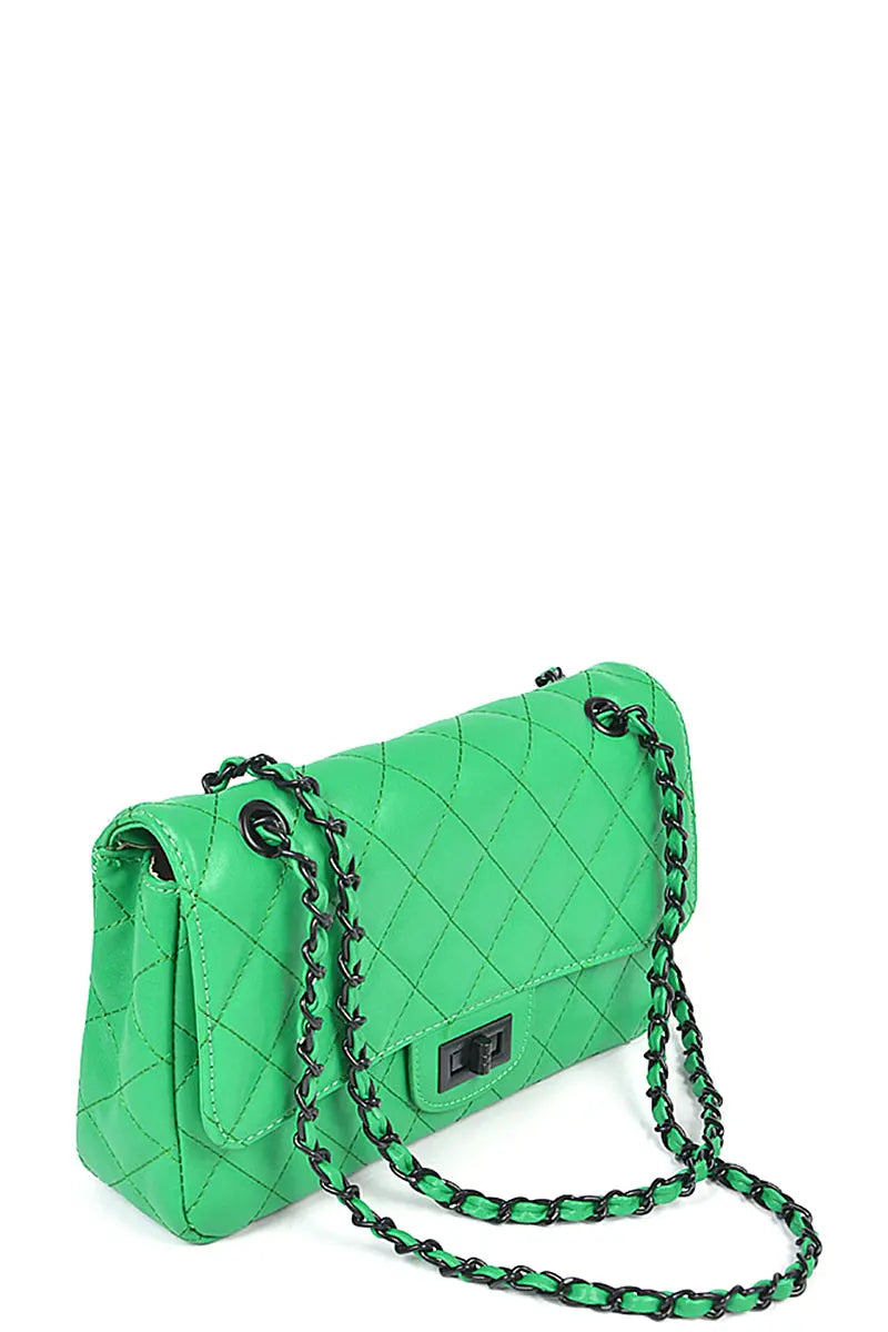 Classic Quilted Clutch Sunny EvE Fashion