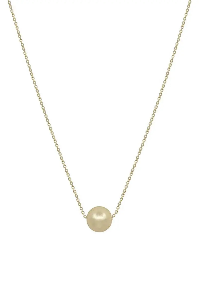 Metal Chain Pearl Pendant Necklace Sunny EvE Fashion