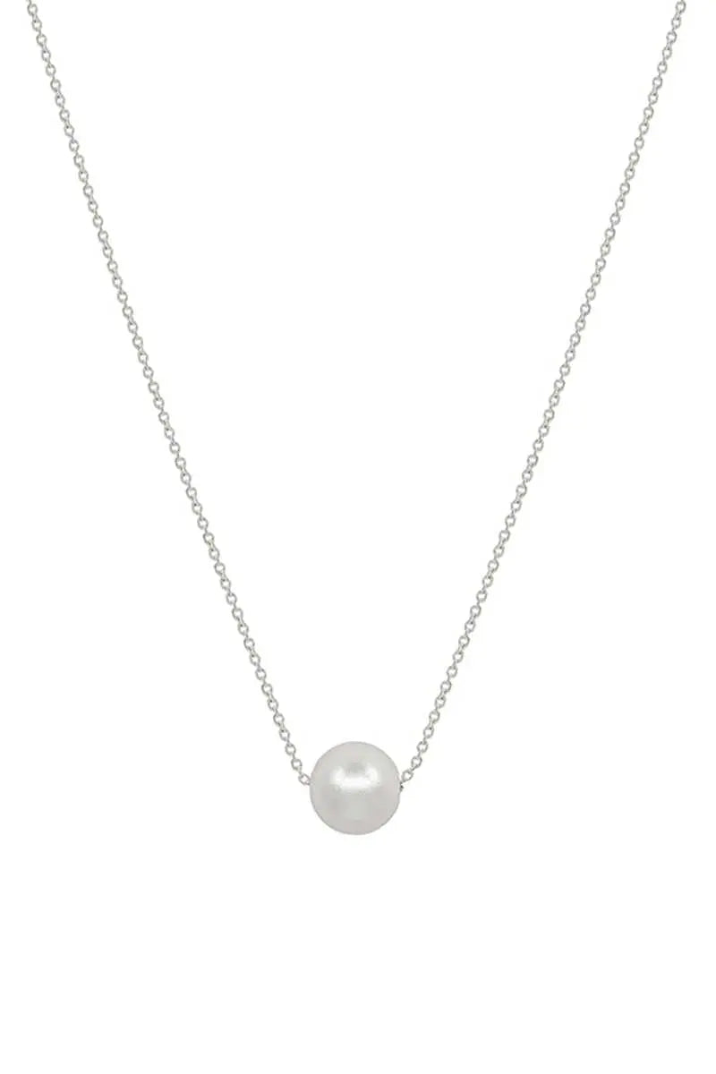 Metal Chain Pearl Pendant Necklace Sunny EvE Fashion