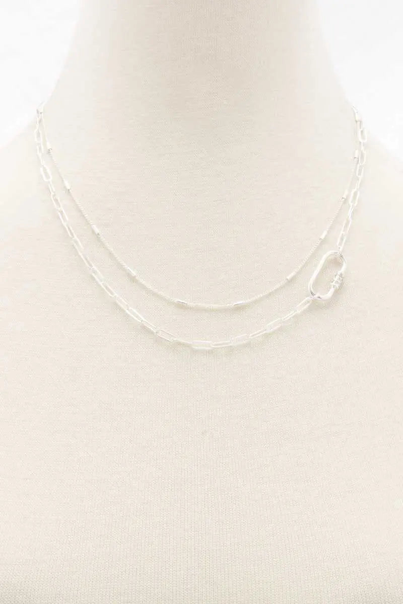 Oval Link Layered Necklace Sunny EvE Fashion