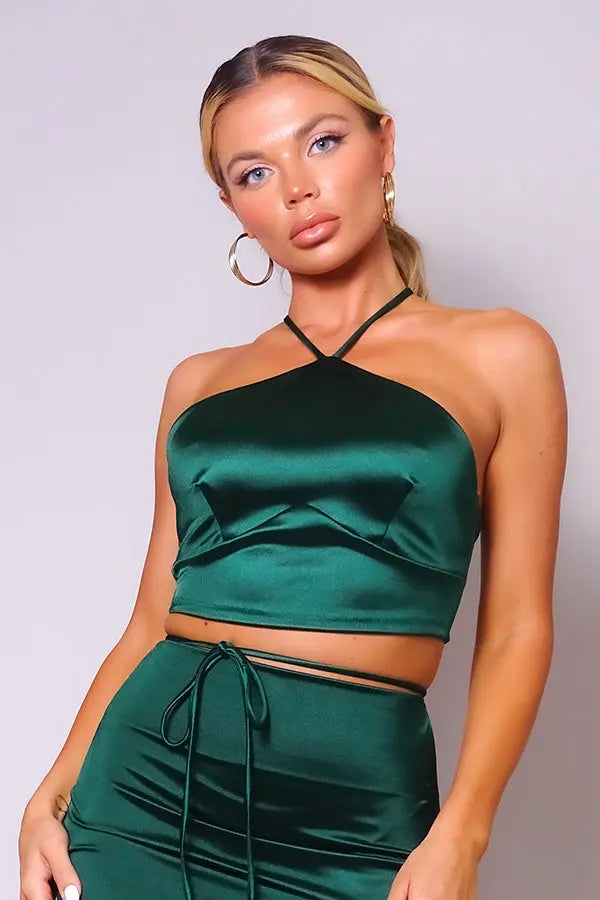 Sexy Halter Front Crop Top Sunny EvE Fashion