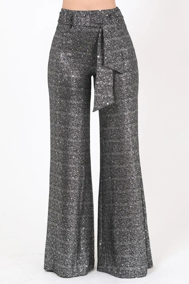 Shiny Paillette Pants Sunny EvE Fashion