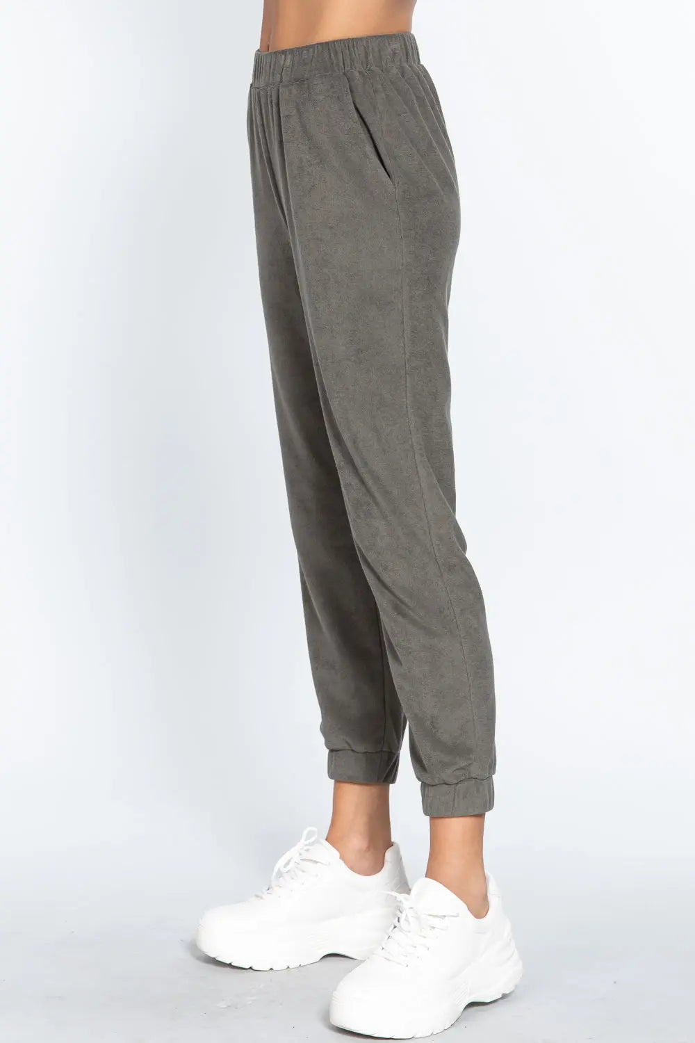 Terry Towelling Long Jogger Pants Sunny EvE Fashion